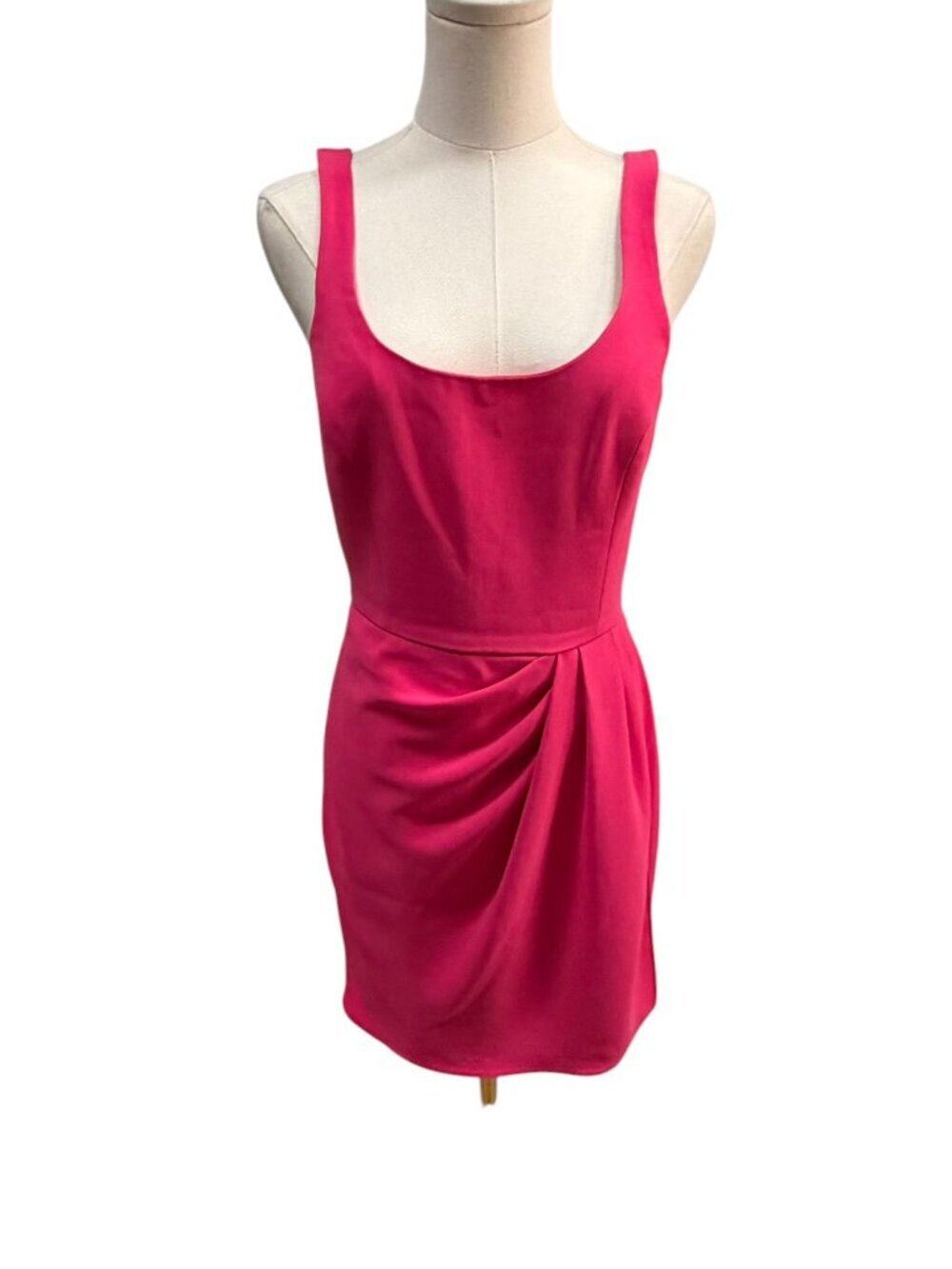 EUC Amanda Uprichard Encore Dress in Cerise Hot Pink Size Small